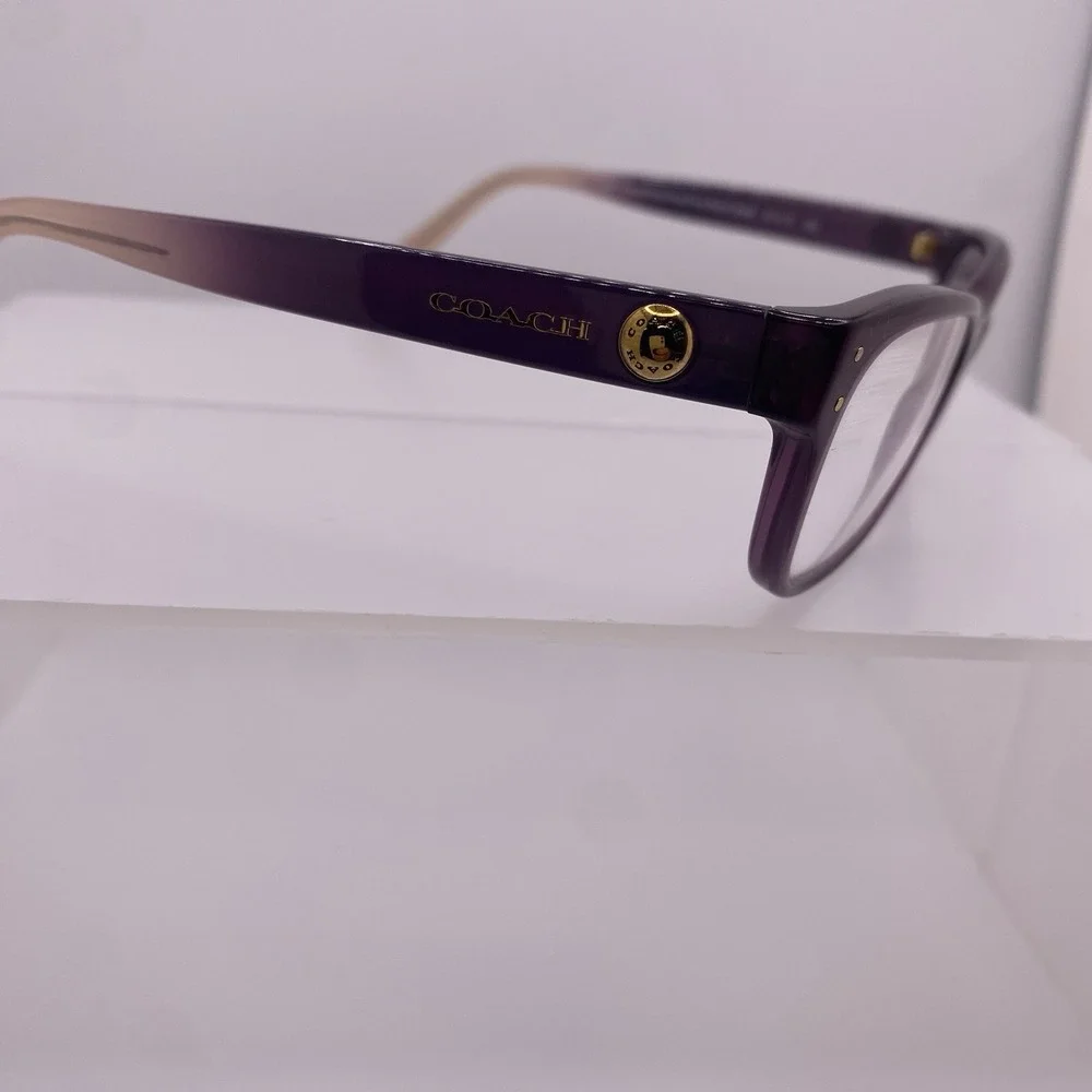 Coach Eyeglasses Women FRAME ONLY HC 6082 51-17-135 Plum Blush 835